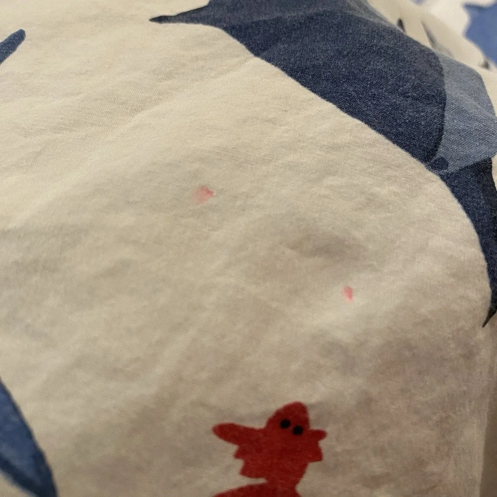 POTTERY BARN‎ KIDS Shark Bite Twin Flat Sheet Organic Cotton